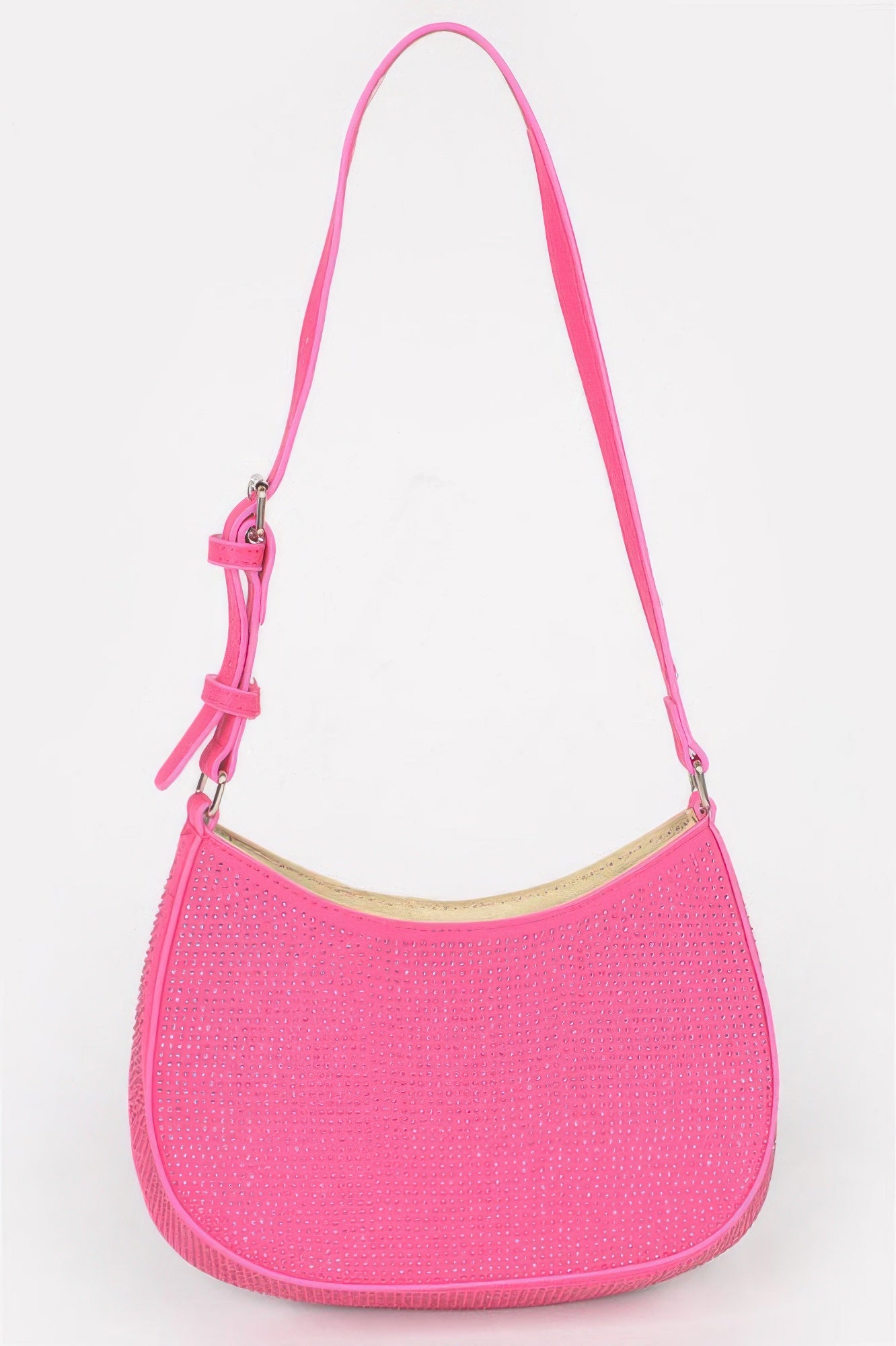 Elegant Hot Fix Shoulder Bag - Women's Accessory