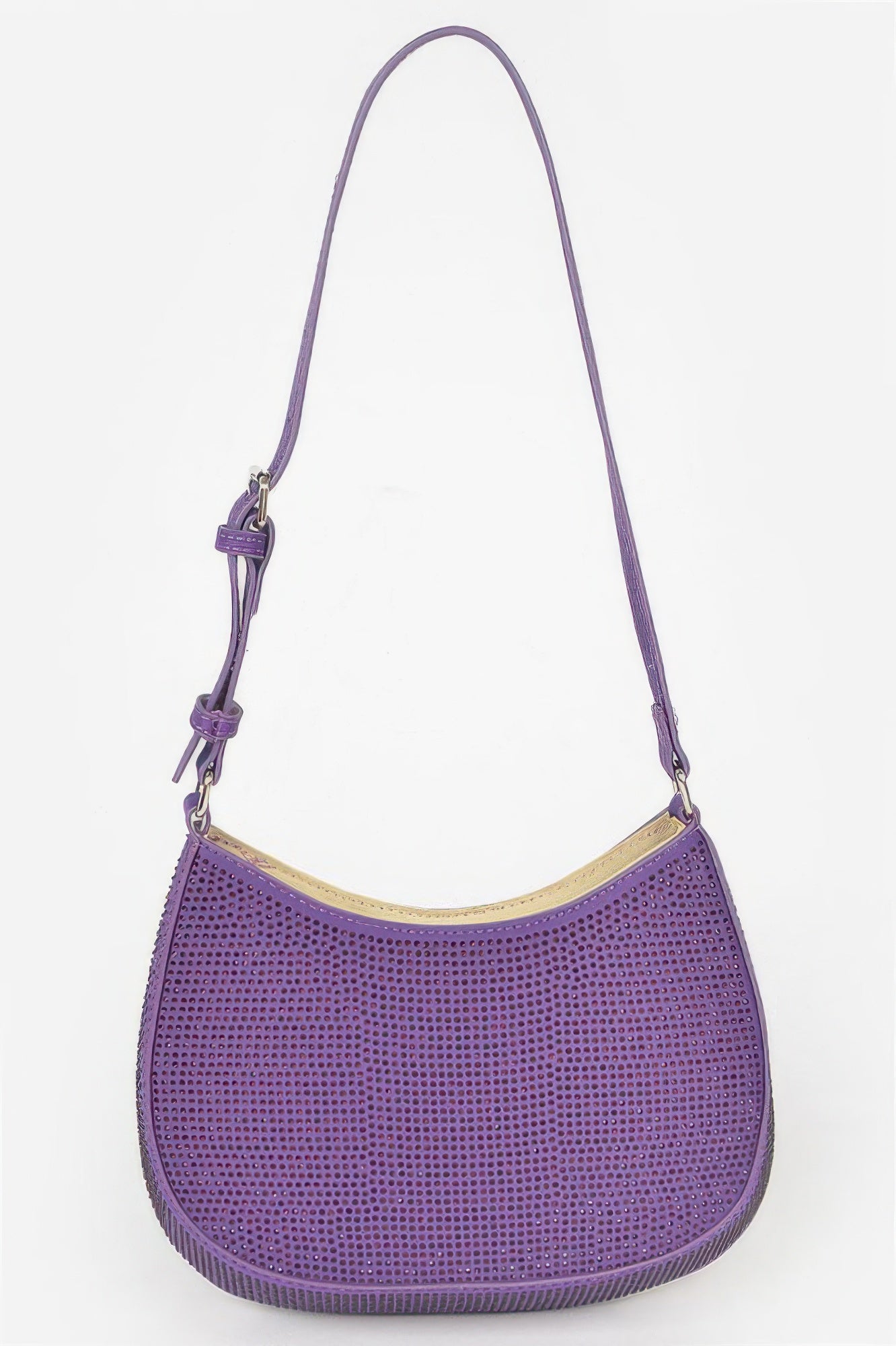 Elegant Hot Fix Shoulder Bag - Women's Accessory