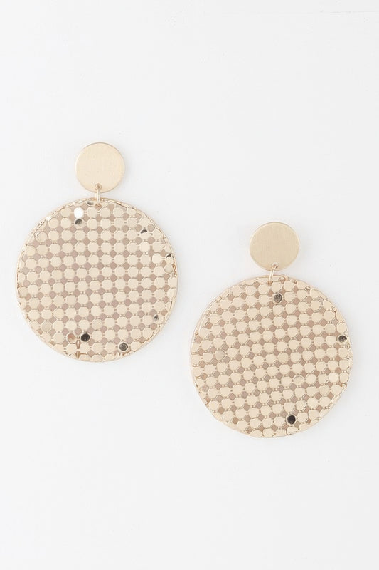 Sequin Plate Earrings