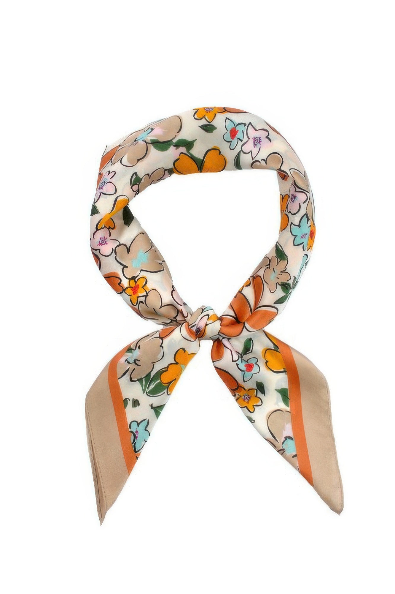 Flower Print Bandana