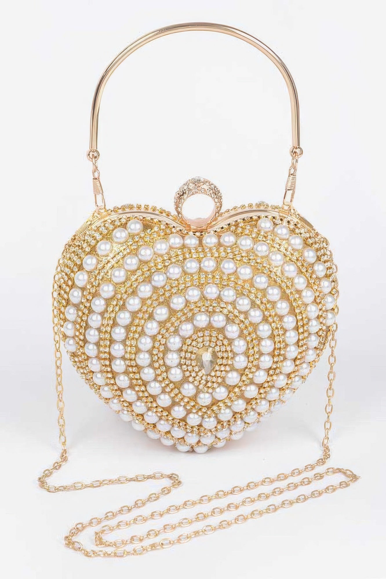 Heart Shape Party Clutch