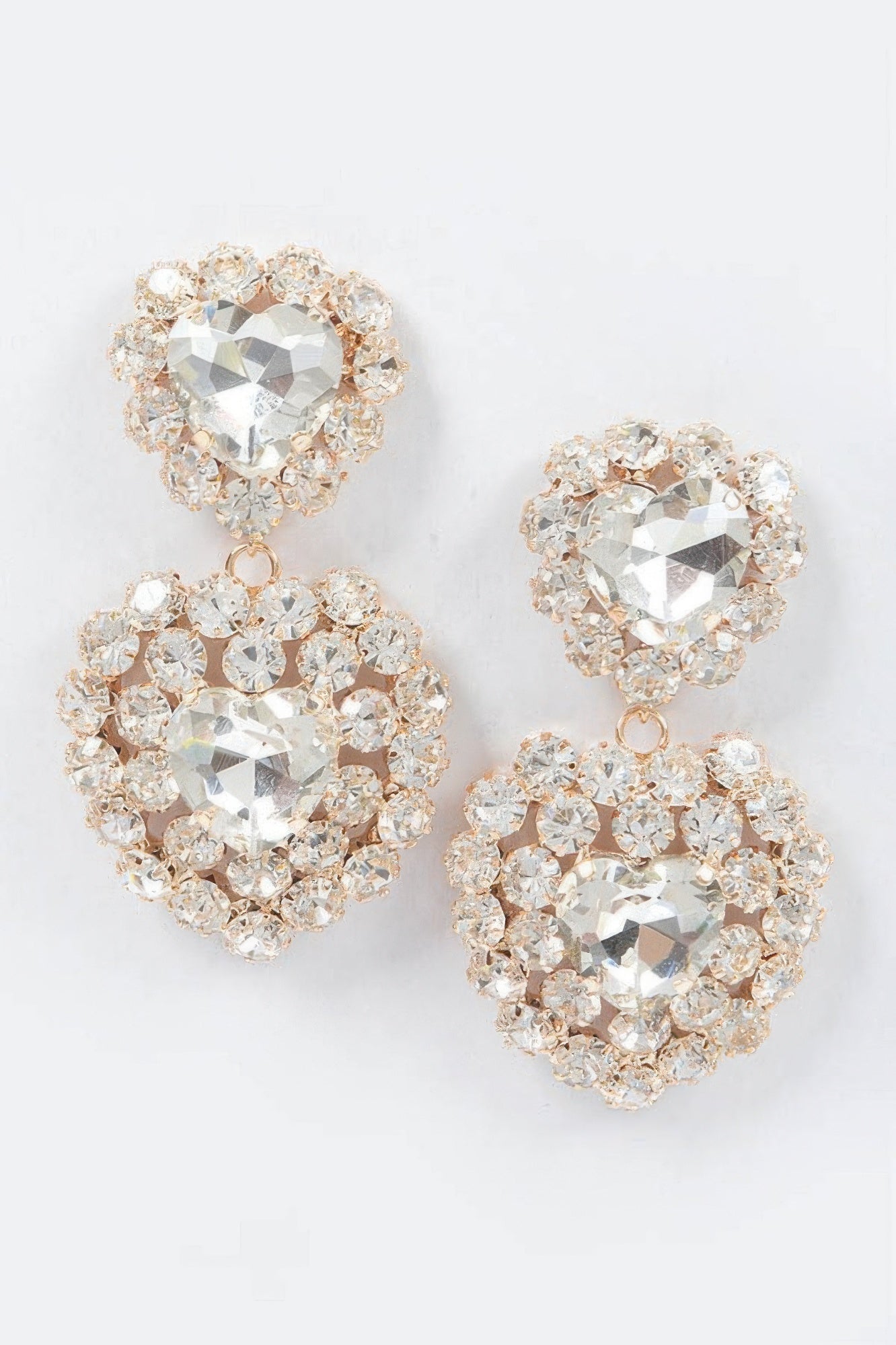 Heart Shape Stone Earring