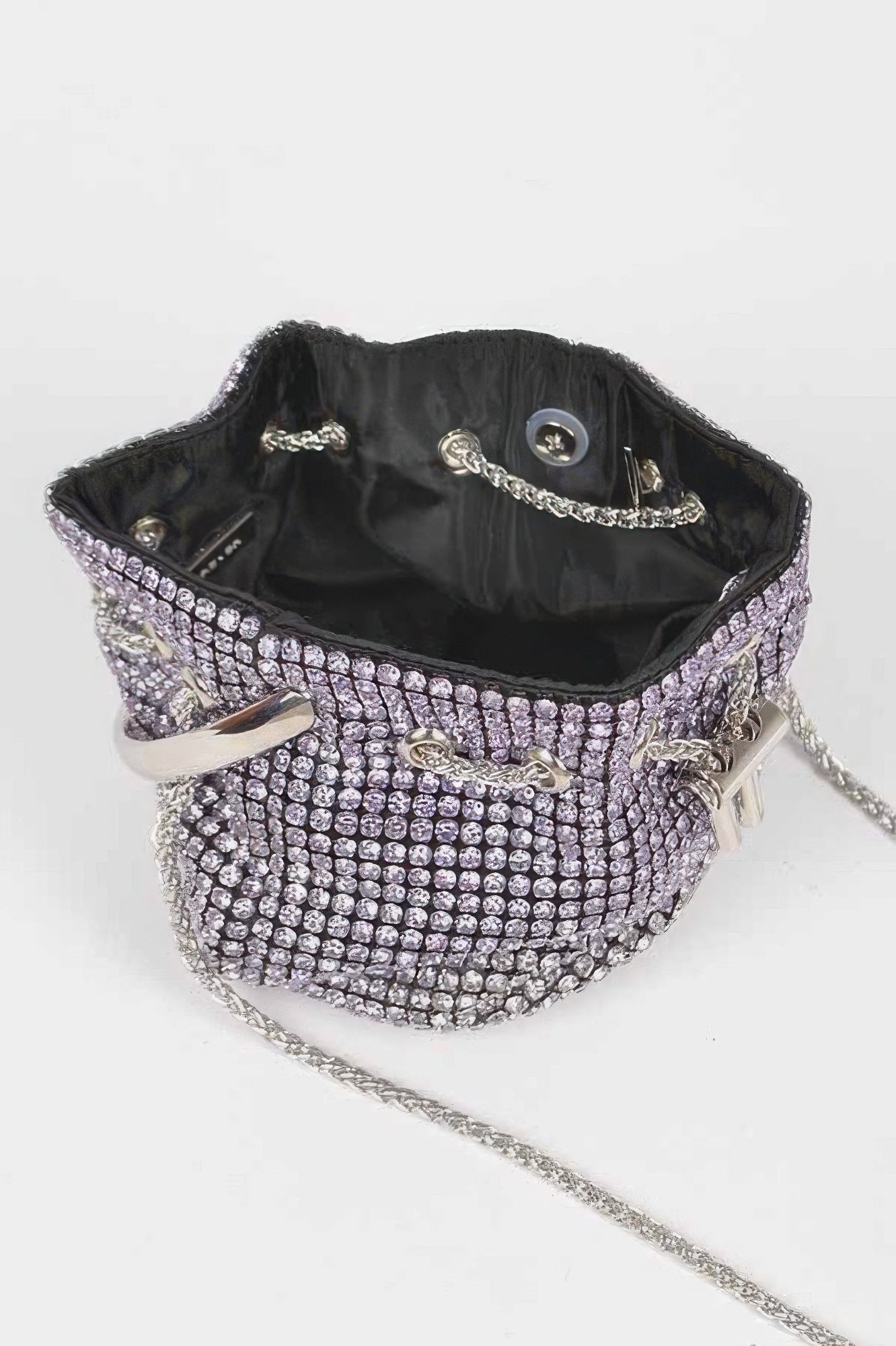 Rhinestone Ombre Bucket Bag