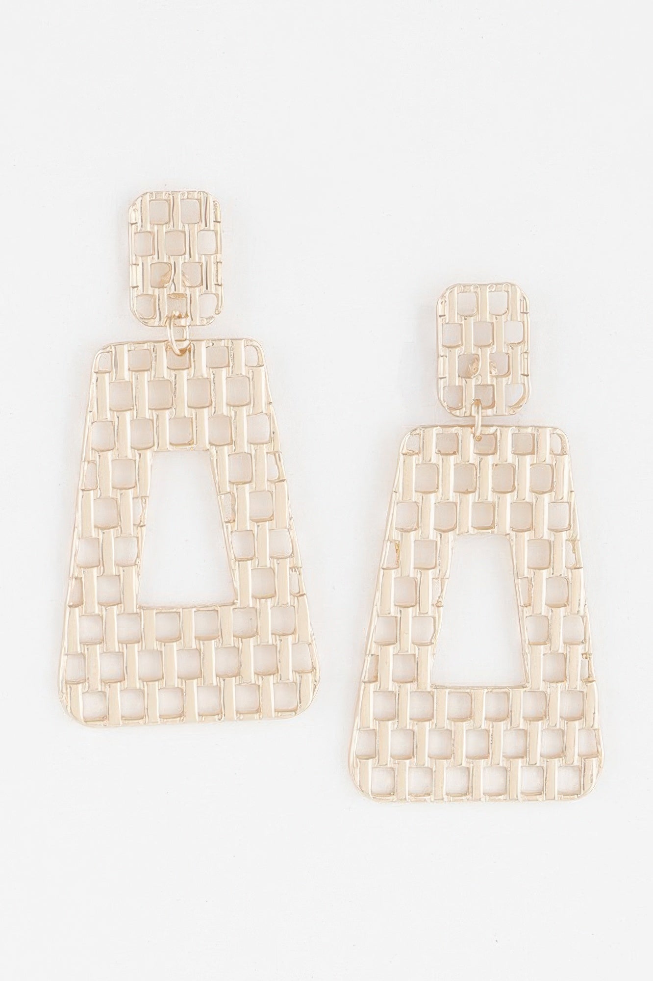 Link Chain Cut Fashion Earrings