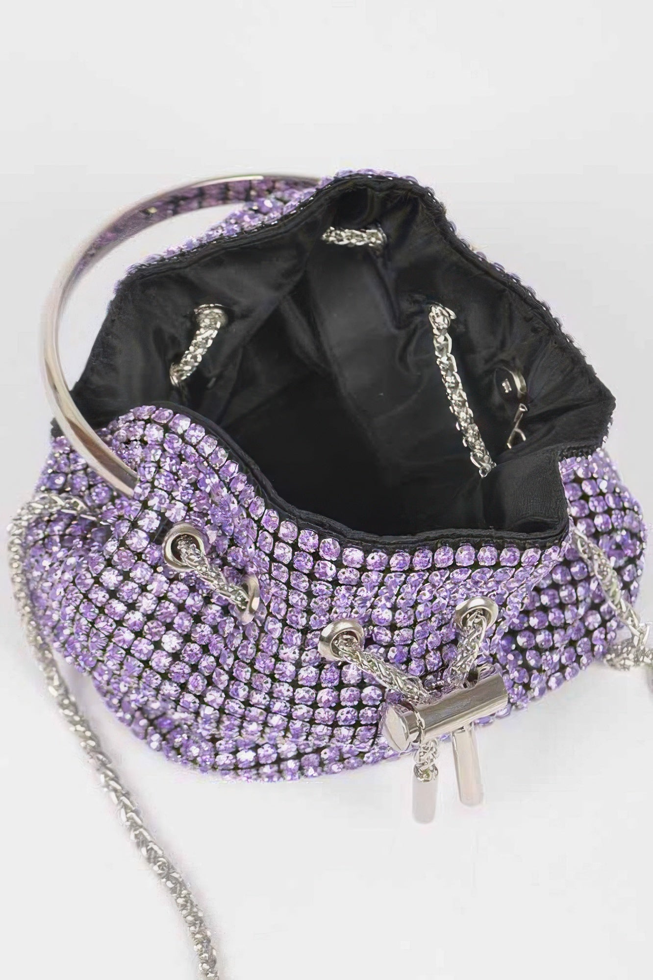 Oversized Rhinestone Clutch