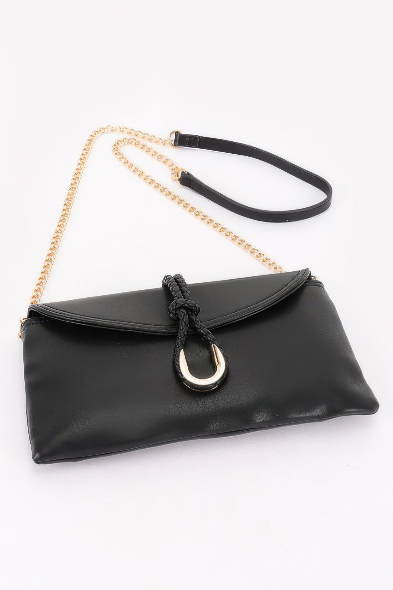 Vegan Leather Envelope Clutch Bag