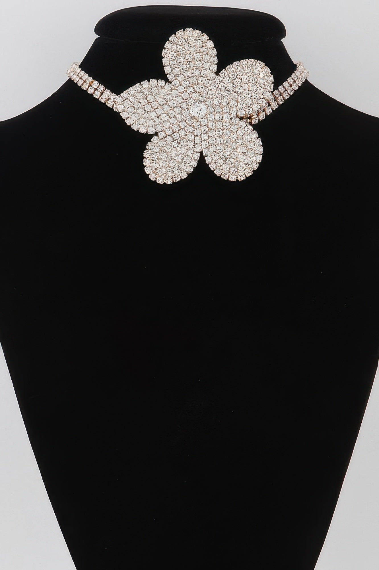 Flower Pearl Triple Wrap Necklace