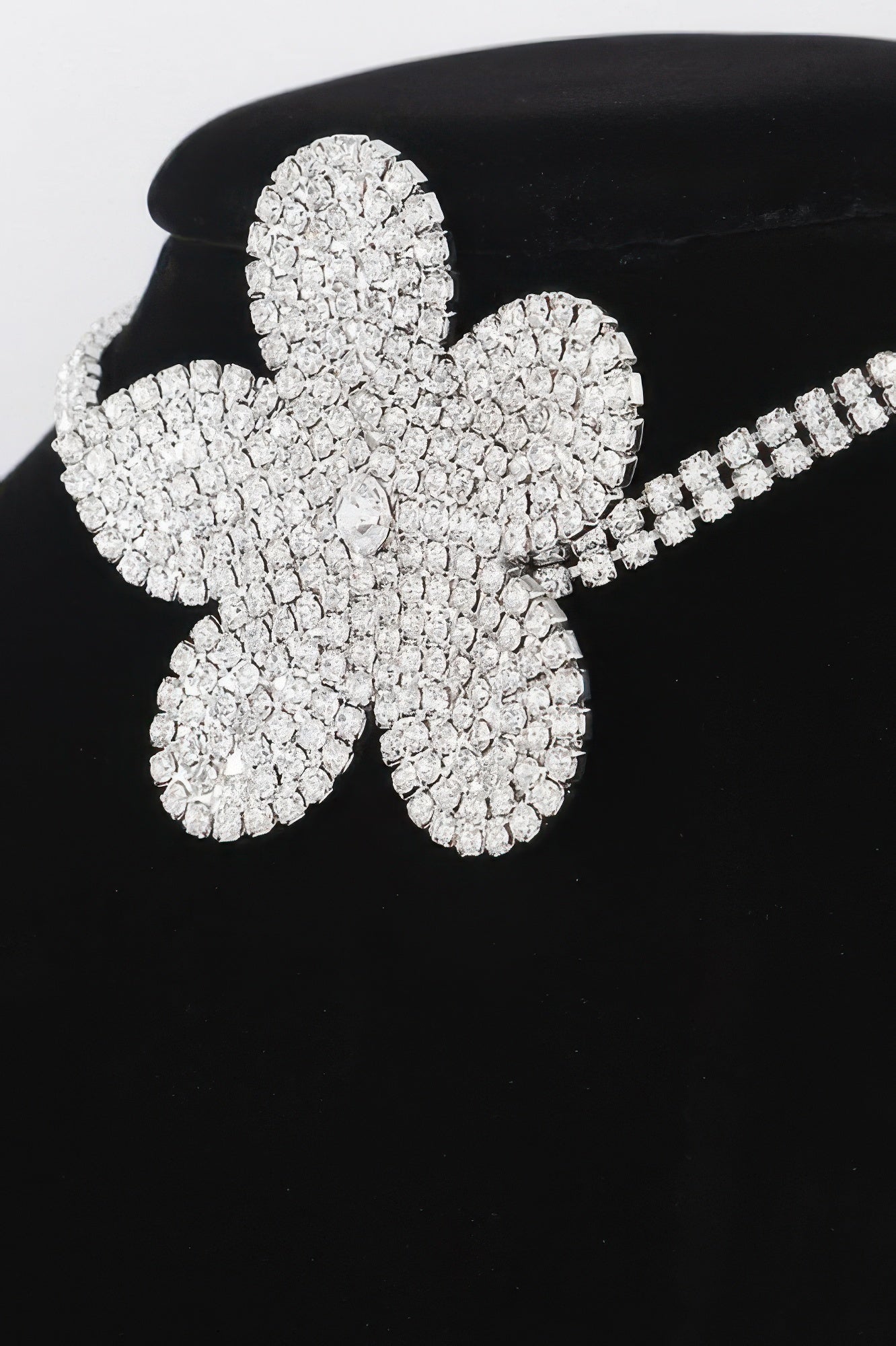 Flower Pearl Triple Wrap Necklace