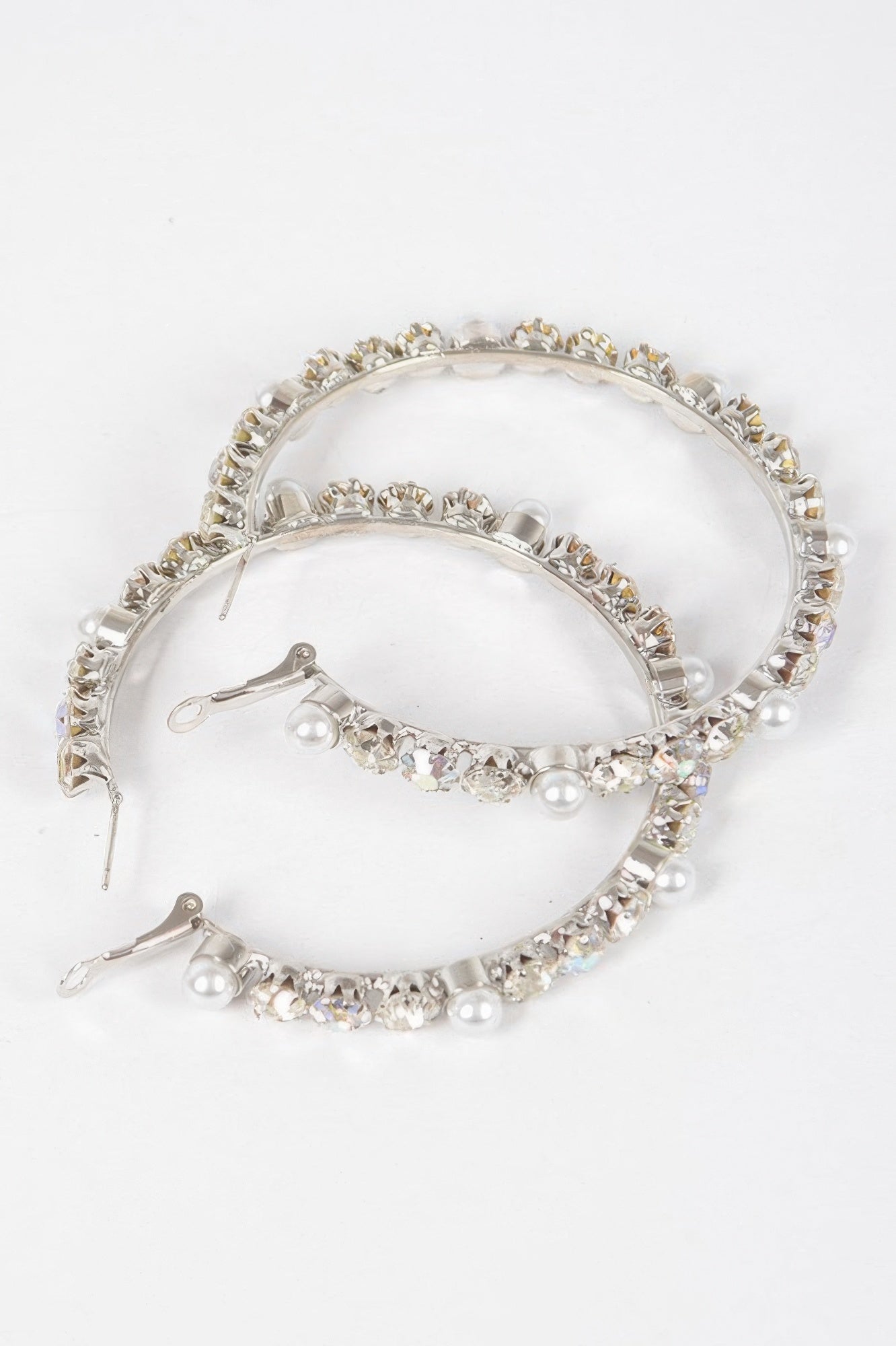 Luxury Stones Hoop Earrings