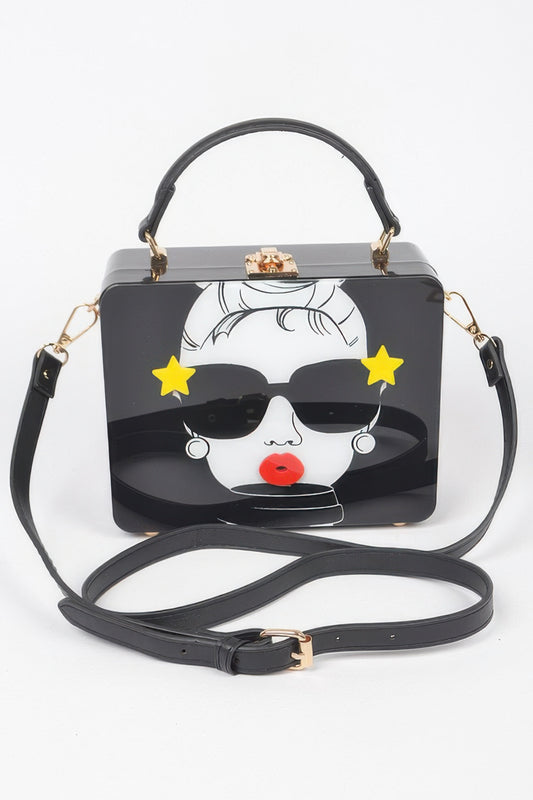 Pop Star Acrylic Box Clutch
