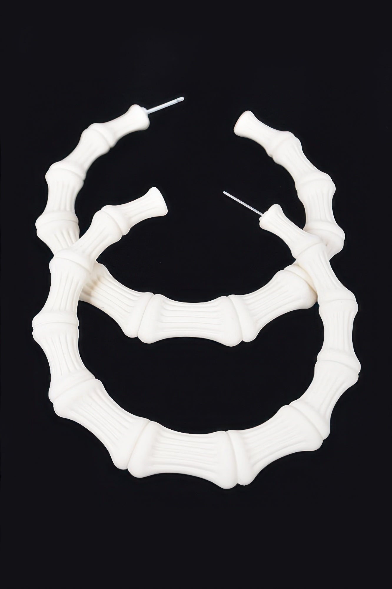 Color Paint Bamboo Shape Earring