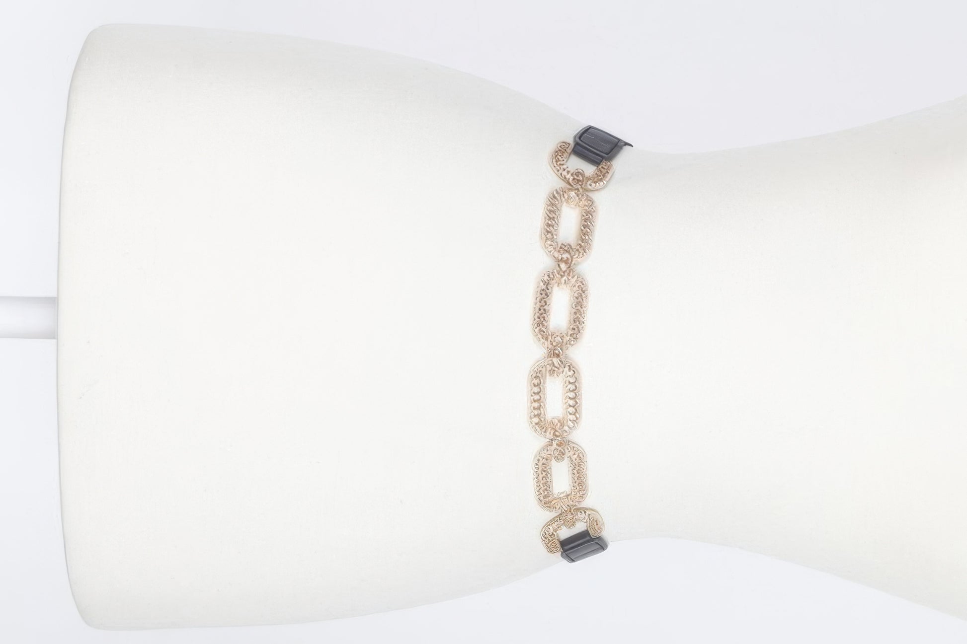 Metal Linked Buckle Elastic Belt