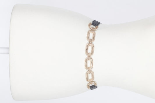 Metal Linked Buckle Elastic Belt
