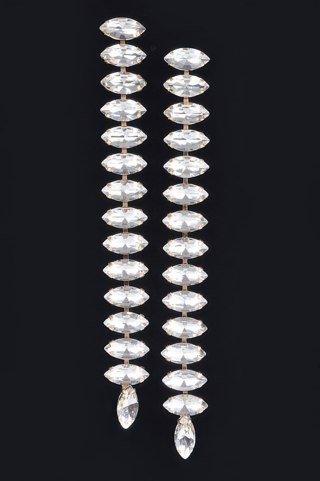 Long Stringed Gem Earring