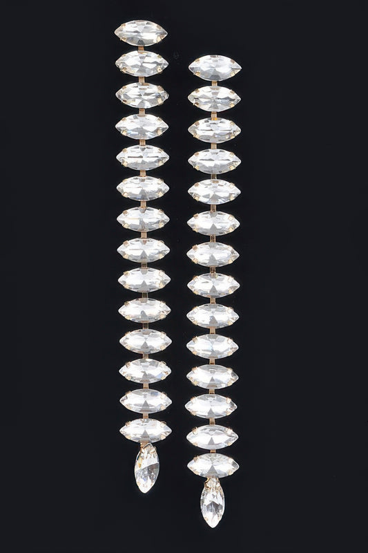 Long Stringed Gem Earring