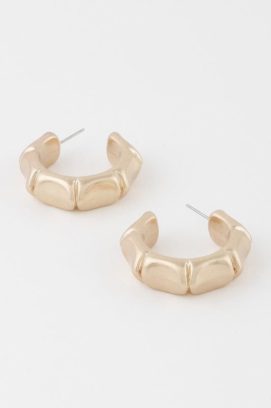 Skeleton Hoop Earrings