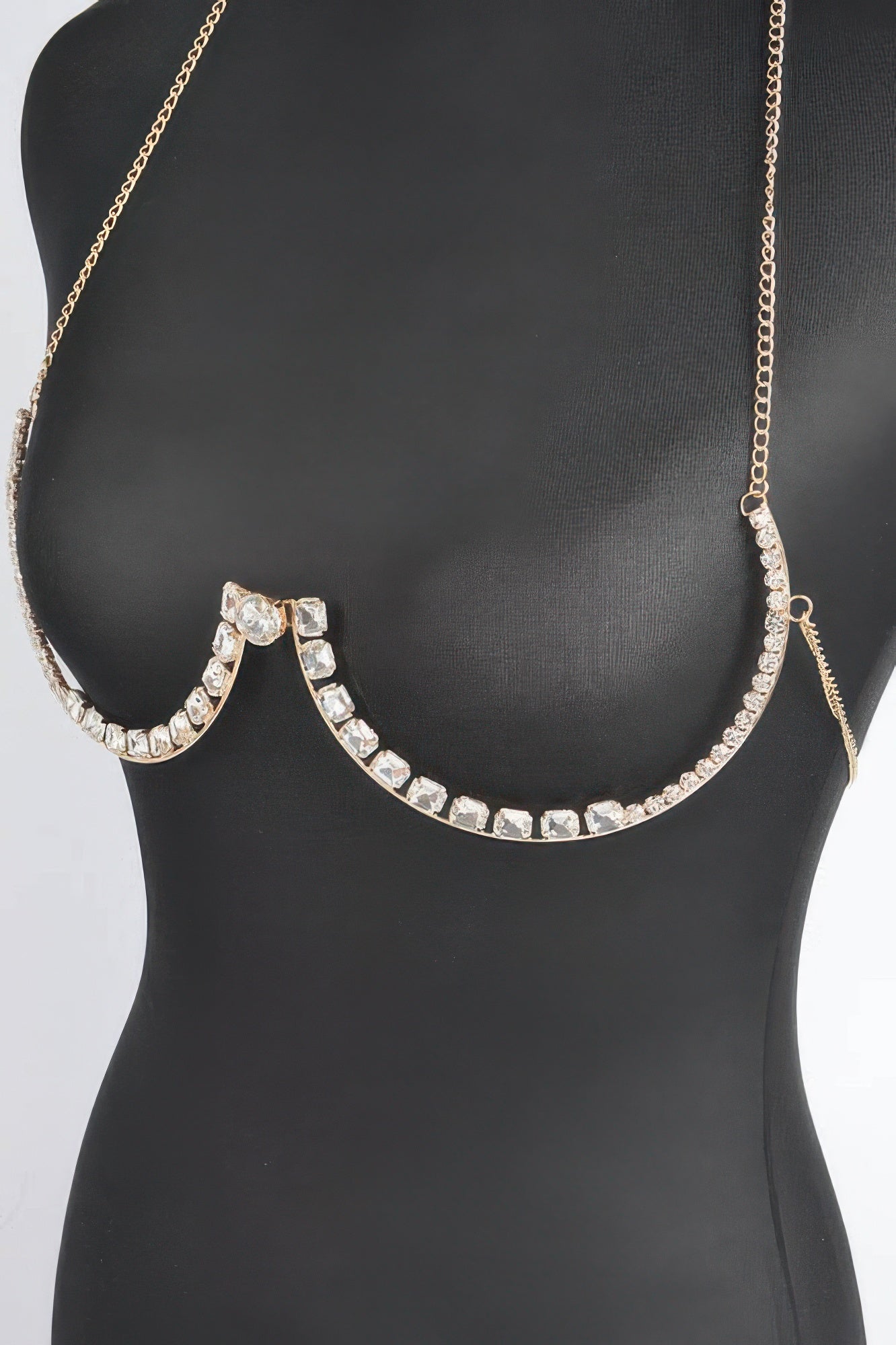 Rhinestone Bra Chain