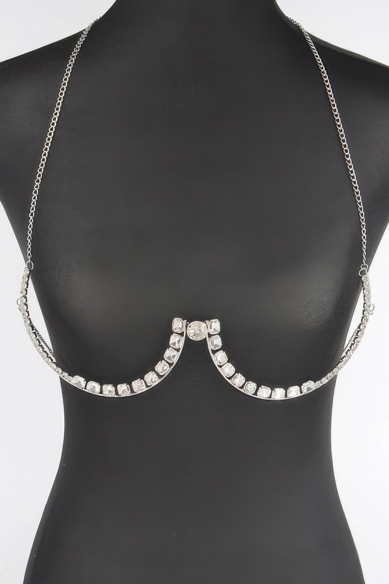 Rhinestone Bra Chain