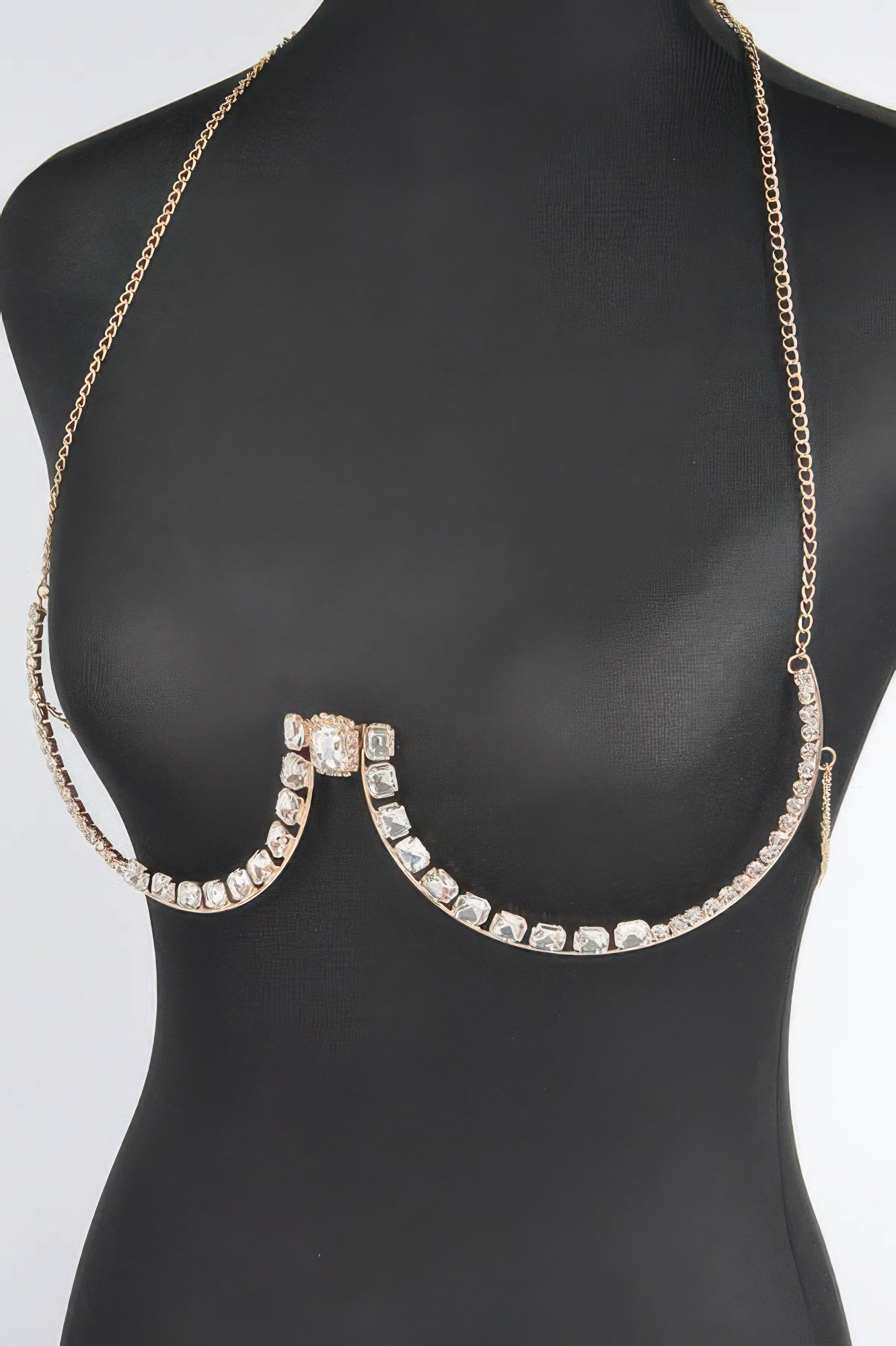 Rhinestone Bra Chain