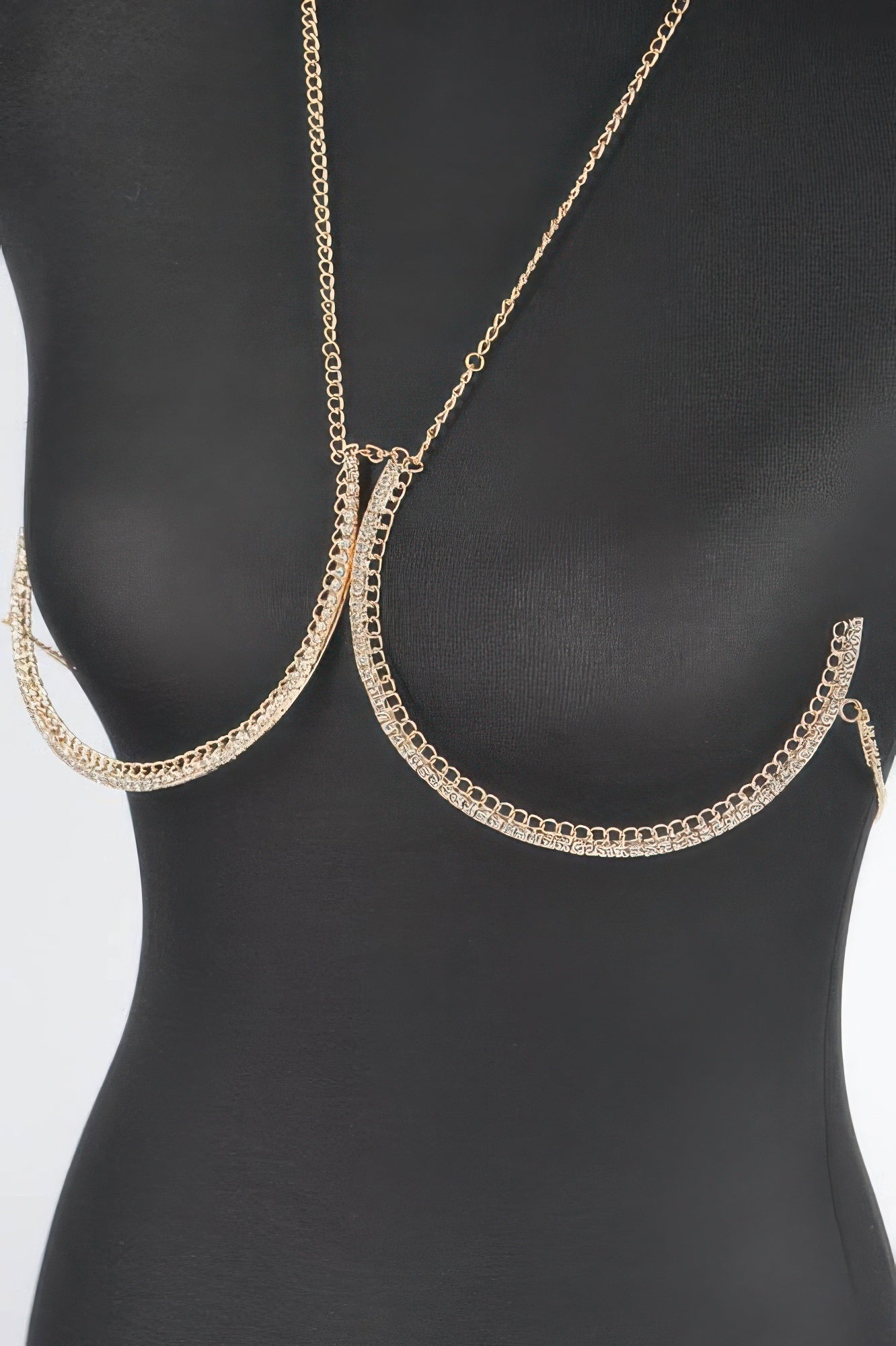 Rhinestone Bra Chain