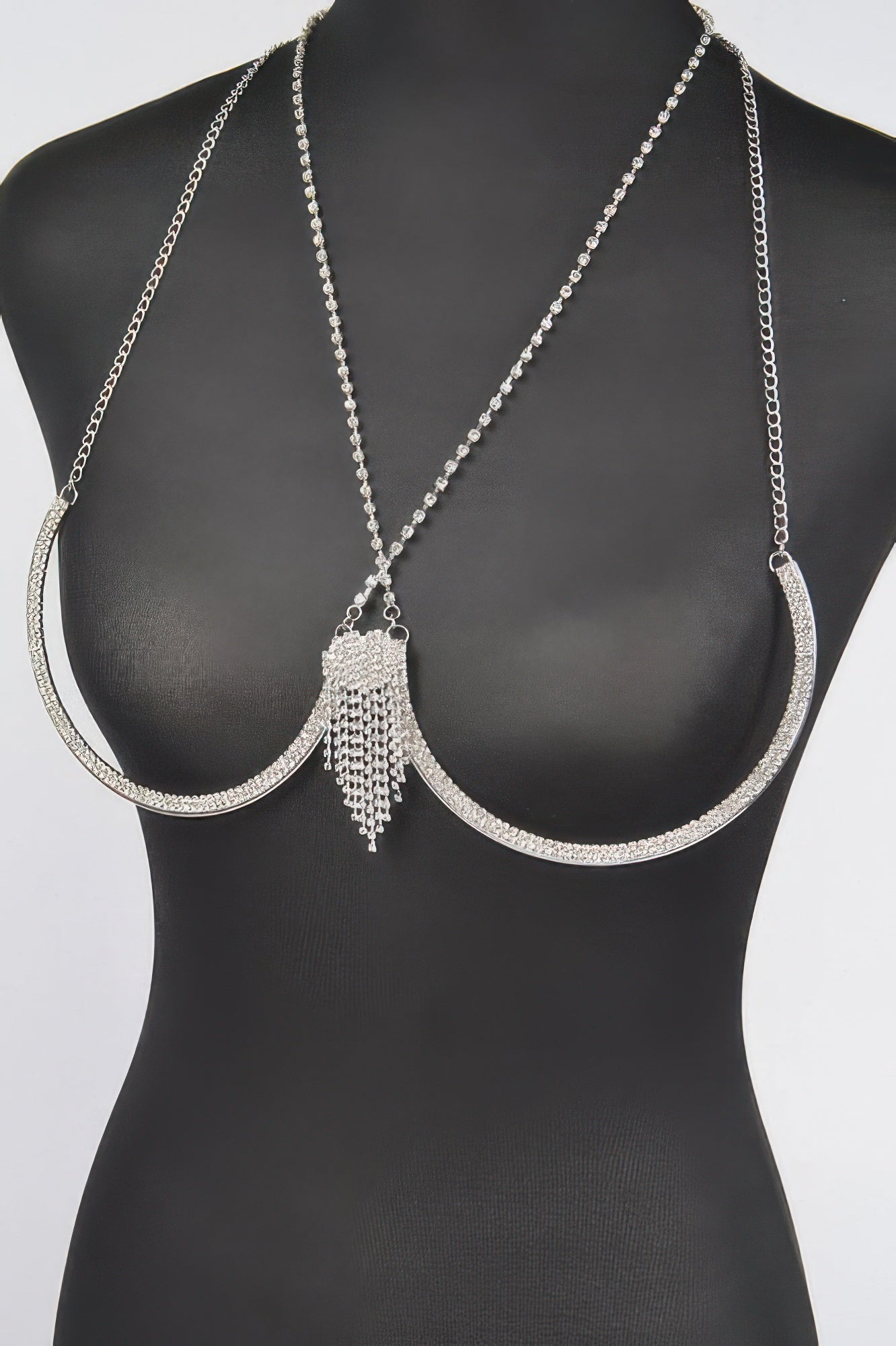 Rhinestone Bra Chain