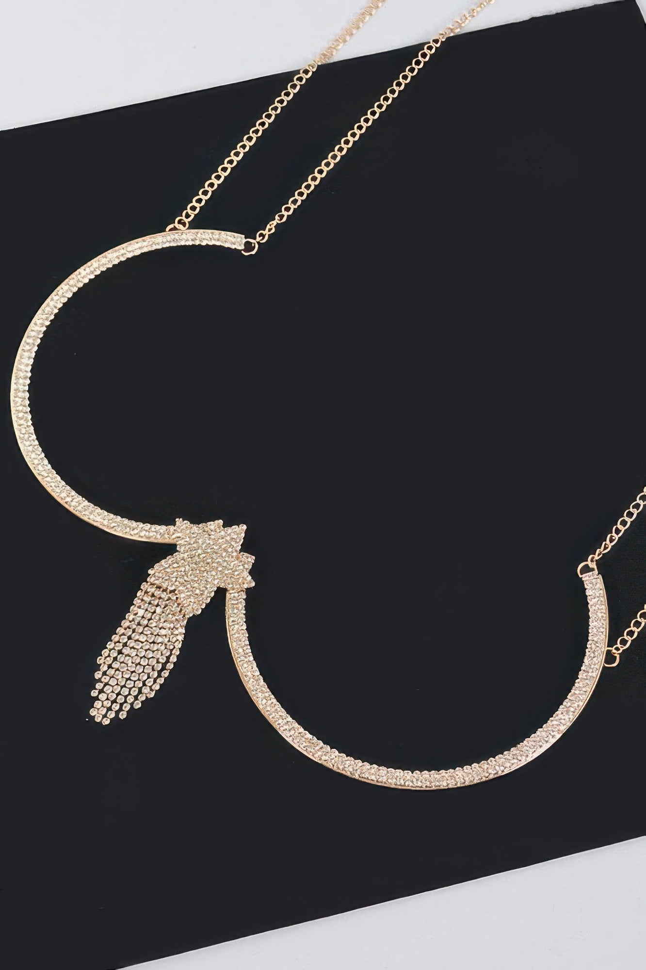 Rhinestone Bra Chain
