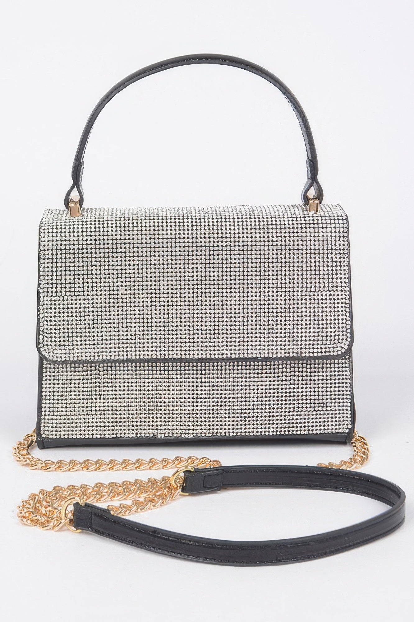 Rhinestone Top Handle Bag