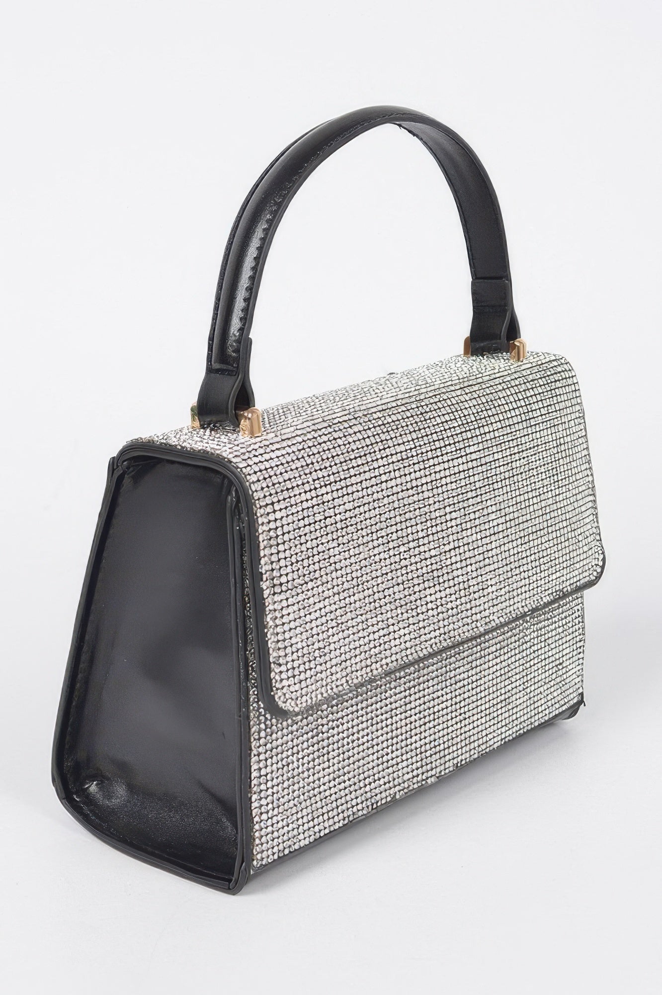 Rhinestone Top Handle Bag