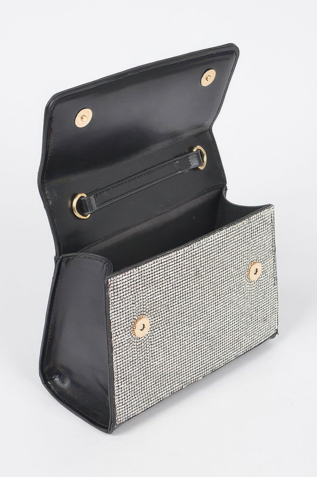 Rhinestone Top Handle Bag