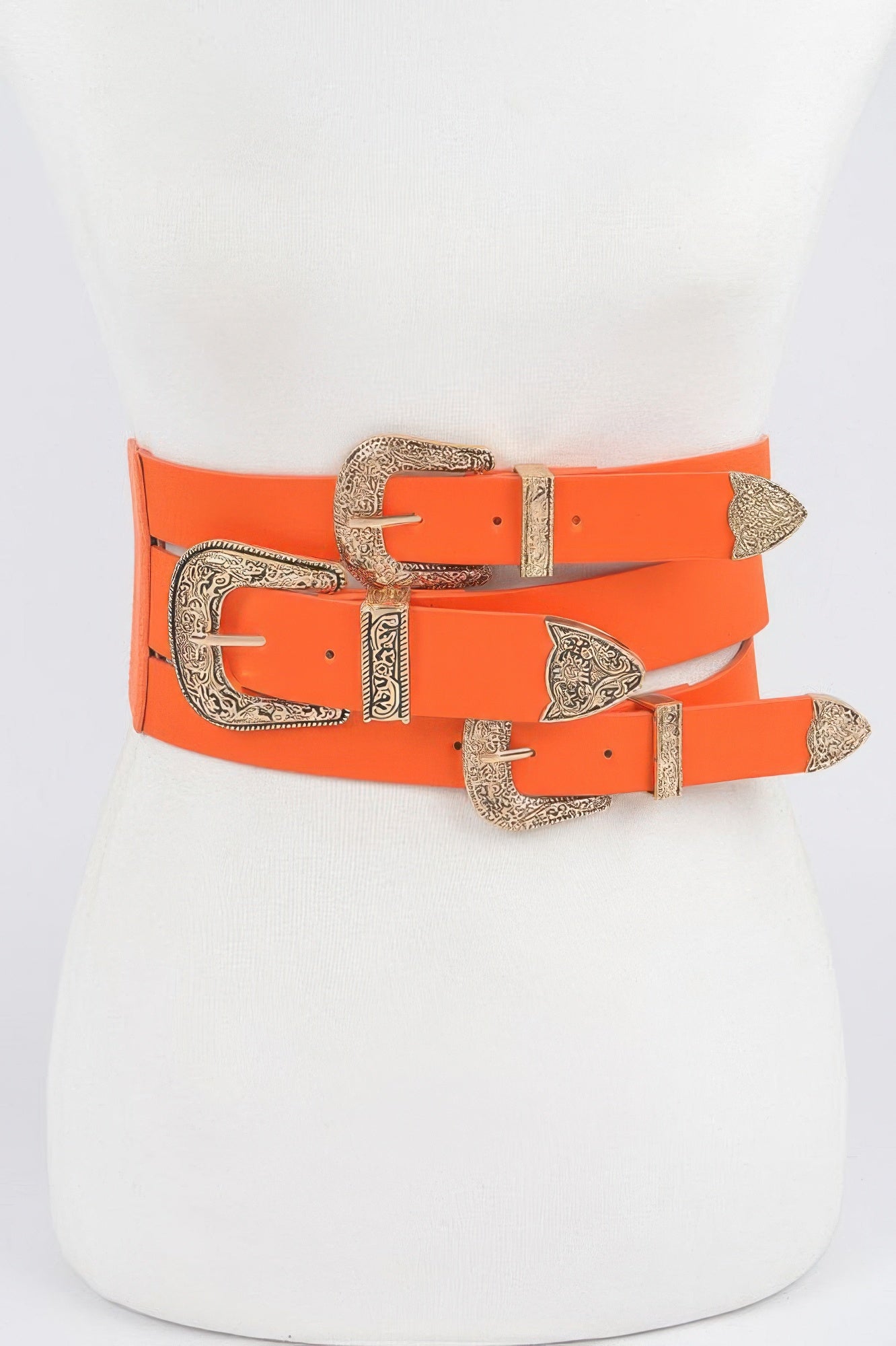 Multi Buckles Elastic Belt