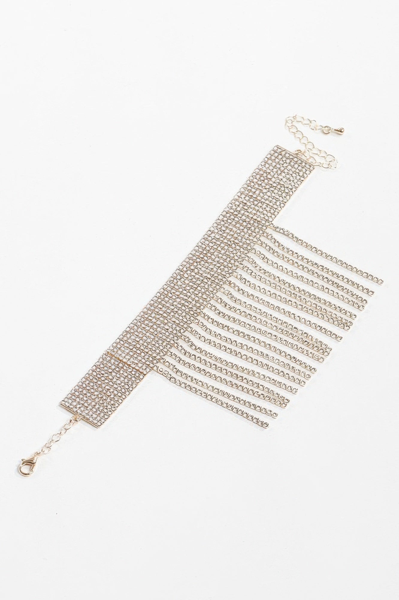 Jeweled Rhinestone Cuff Anklet