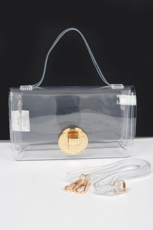 Transparent Top Handle Bag