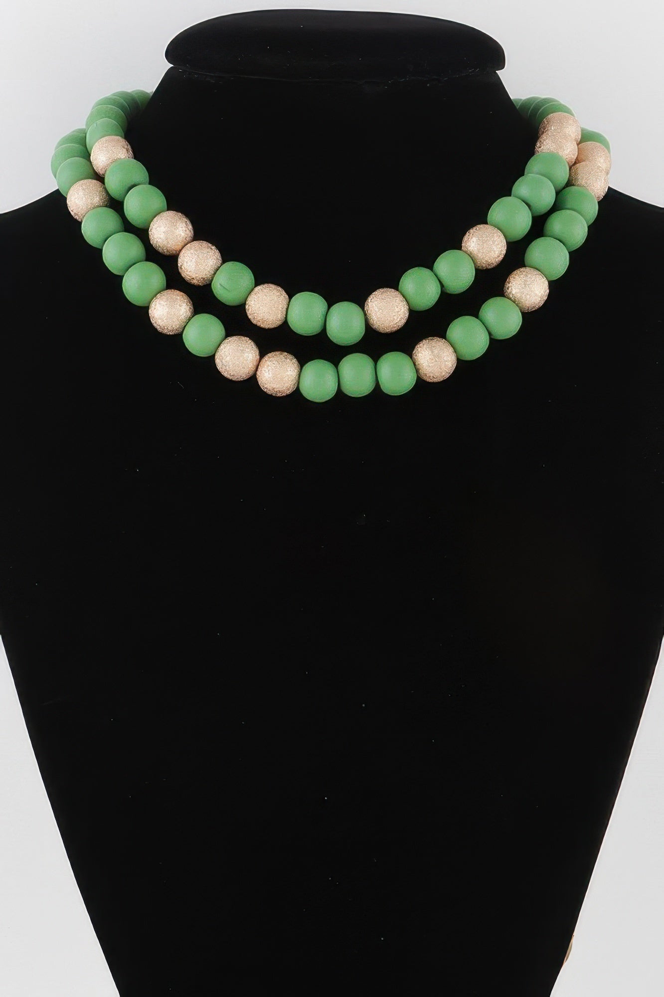 Two Toned Bead Necklace