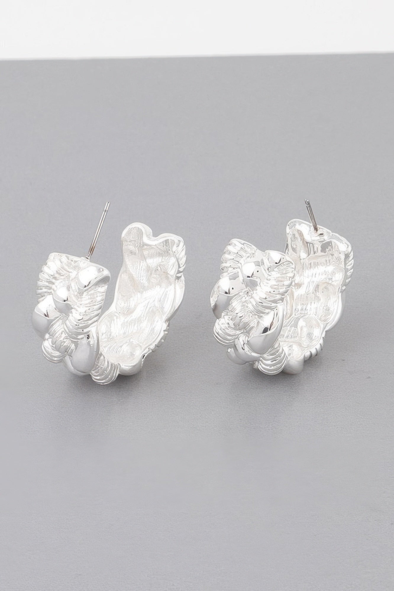 Braided Twist Hoop Earrings