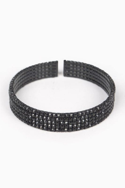 Wrap Rhinestone Bangle