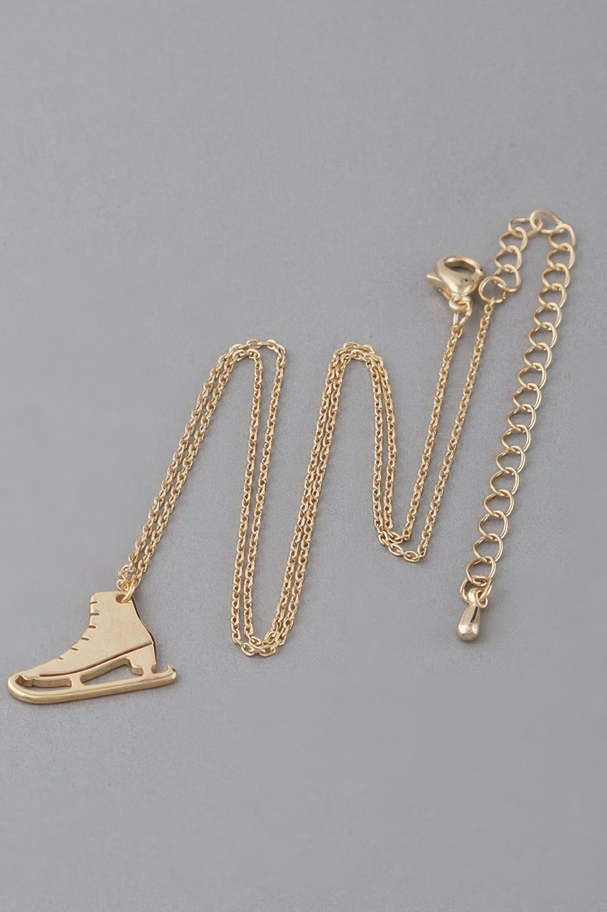 Ice Skates Pendant Necklace