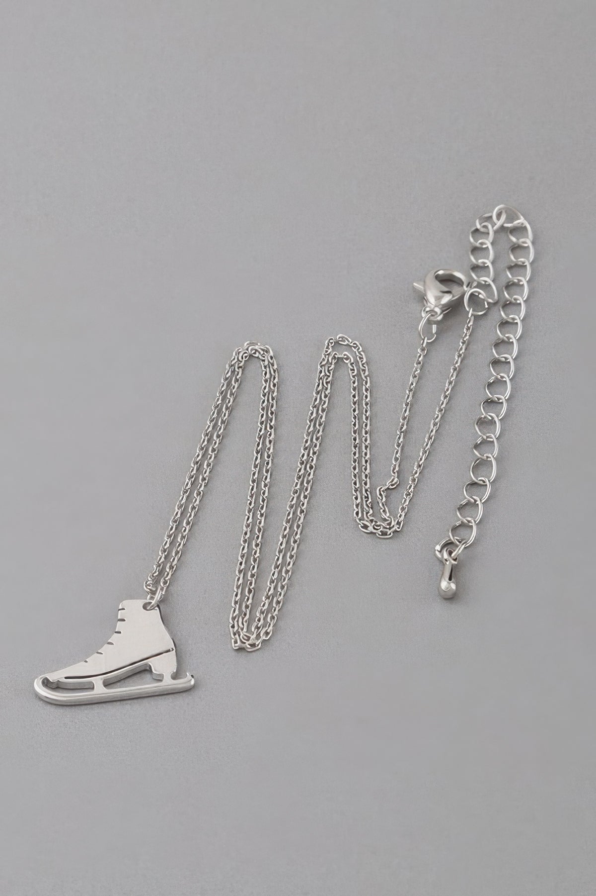Ice Skates Pendant Necklace