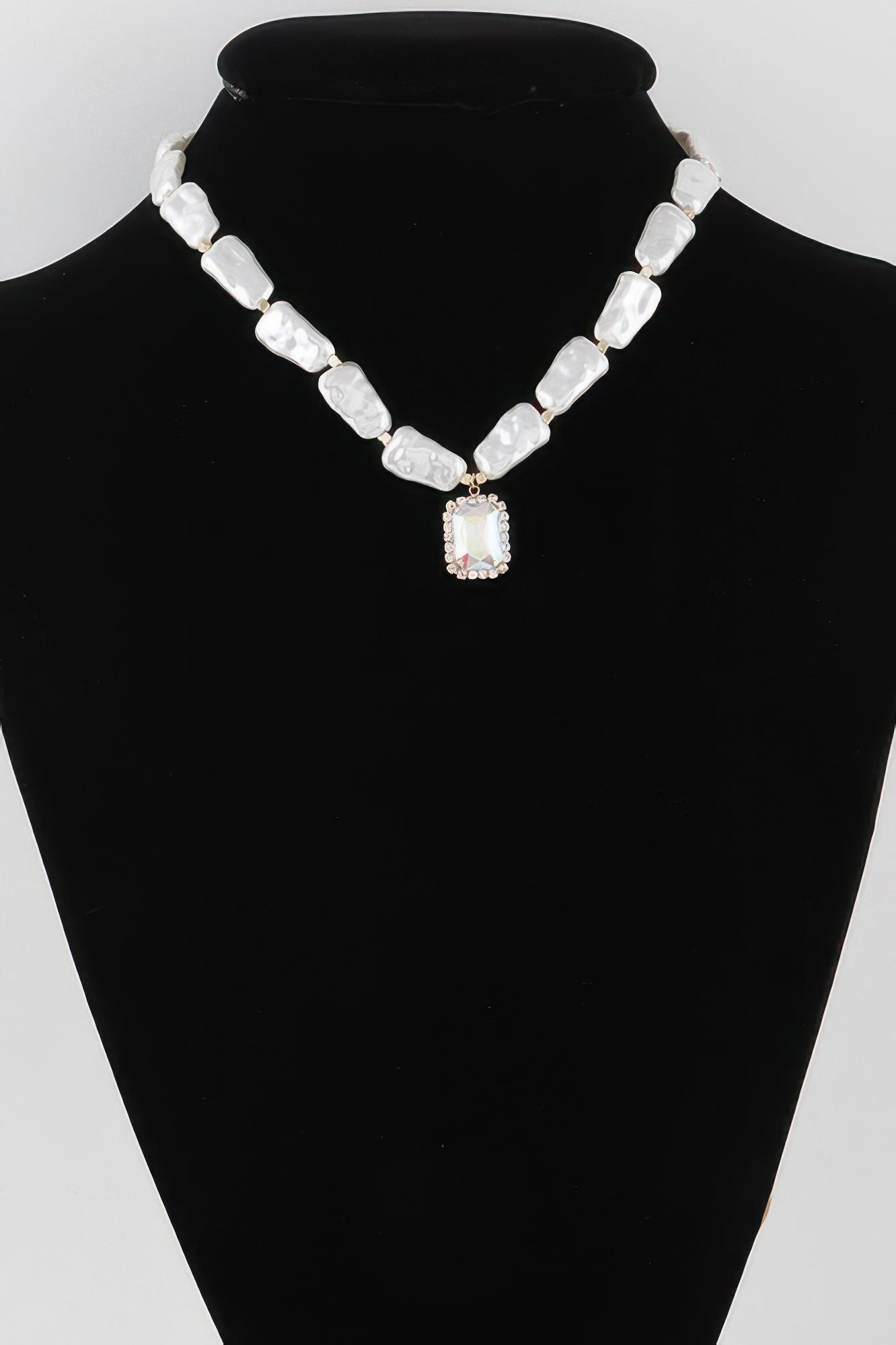 Multi Stone Pendant Necklace