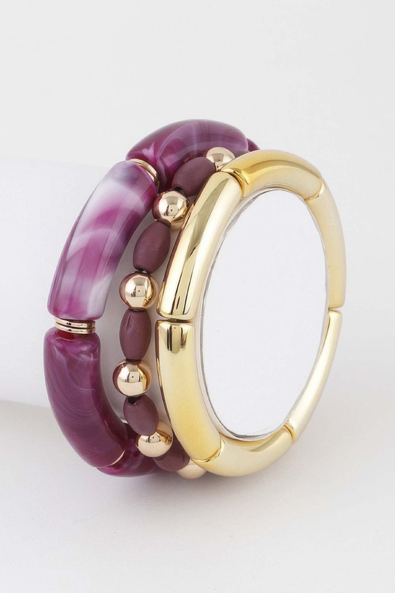 Multi Marble Tube Bracelet