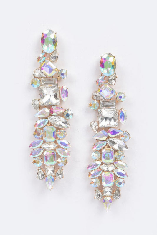 Multi Rhinestone Earring