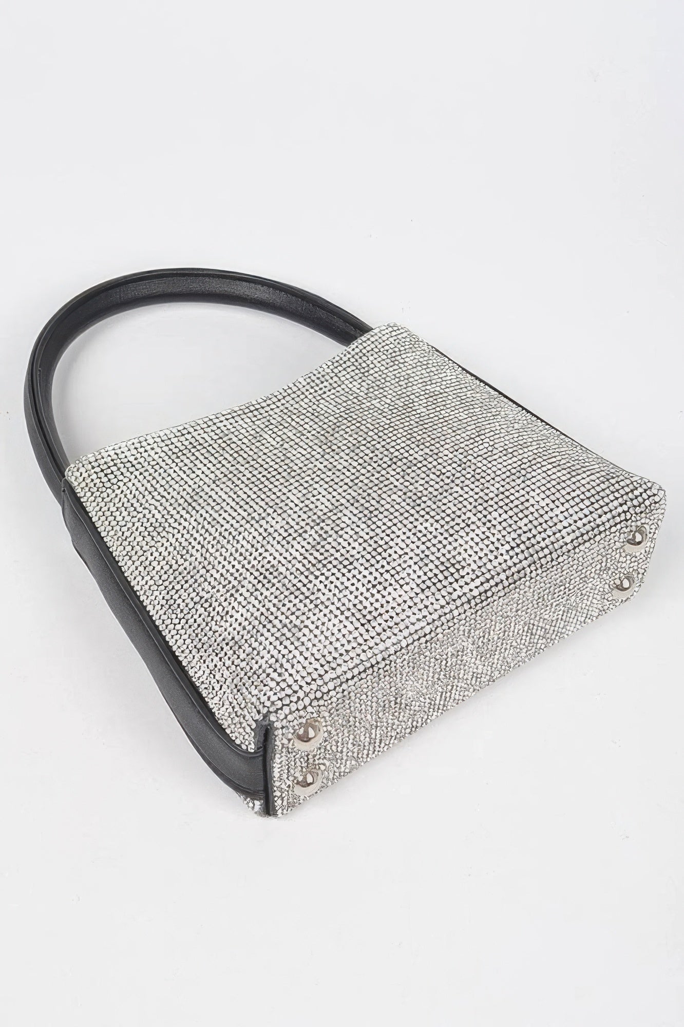 Rhinestone Top Handle Bag