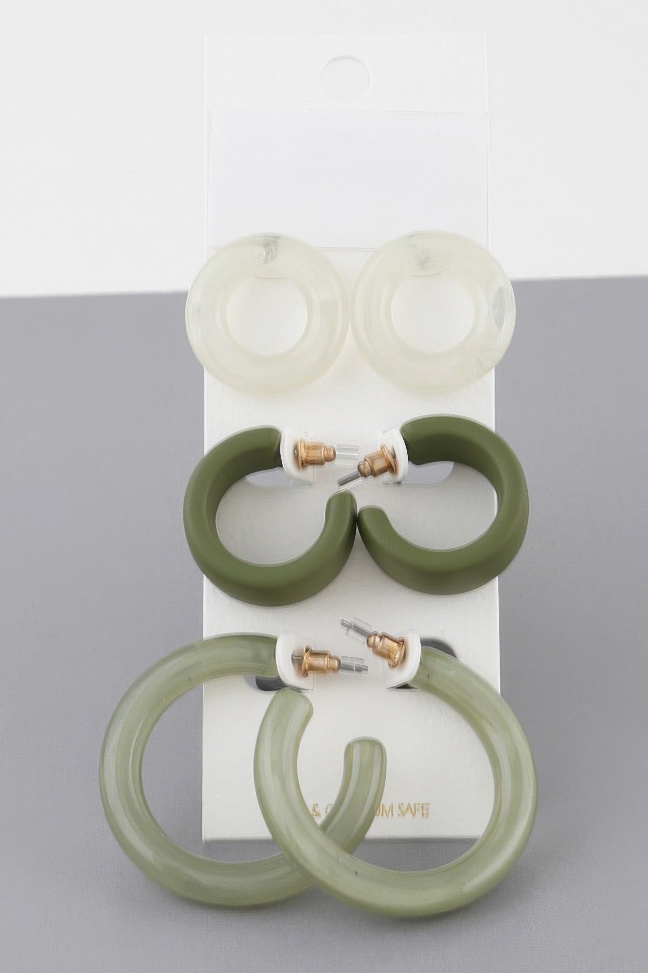 Multi Hoop Earrings Set