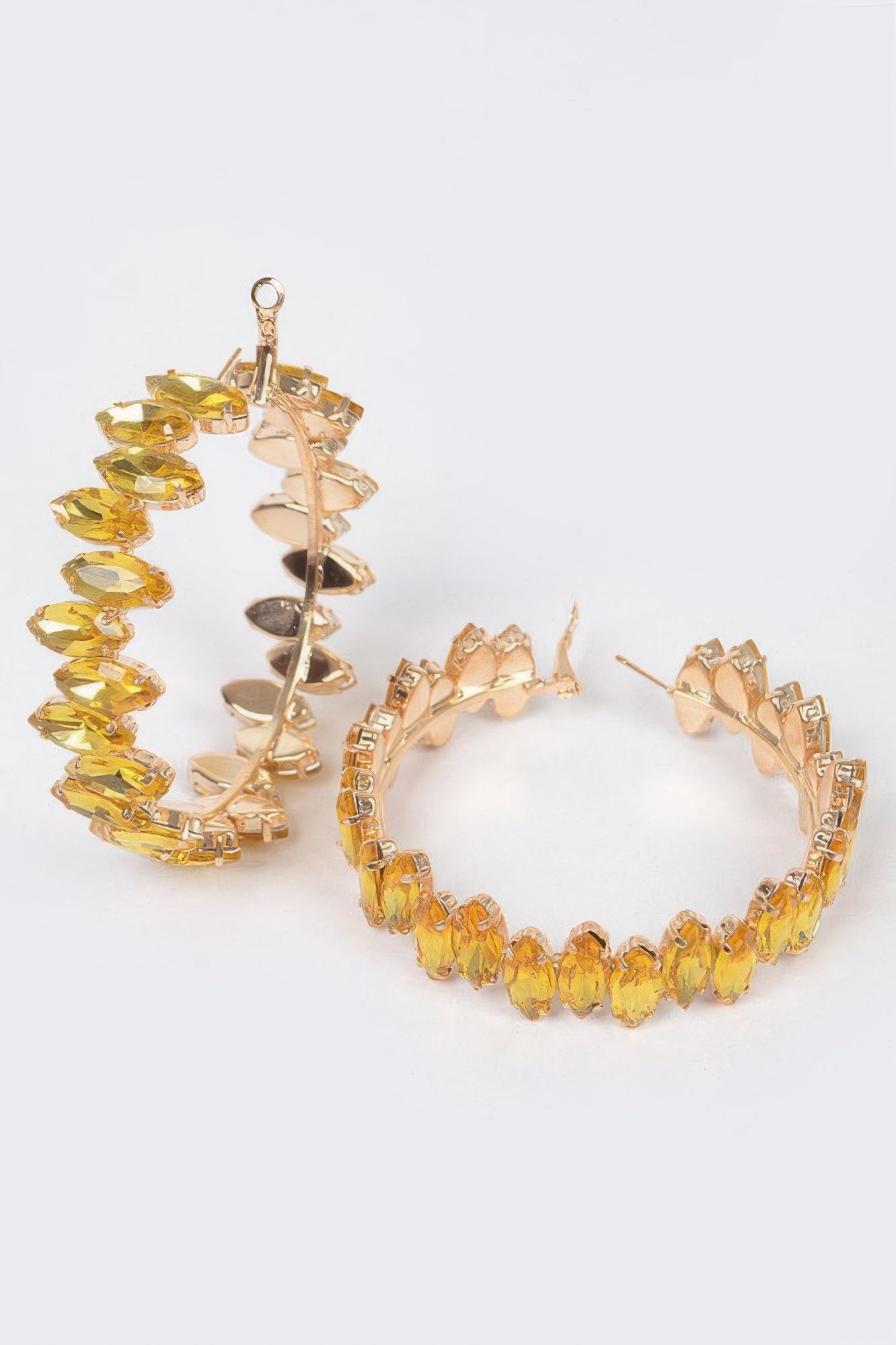 Rhinestone Hoop Earring