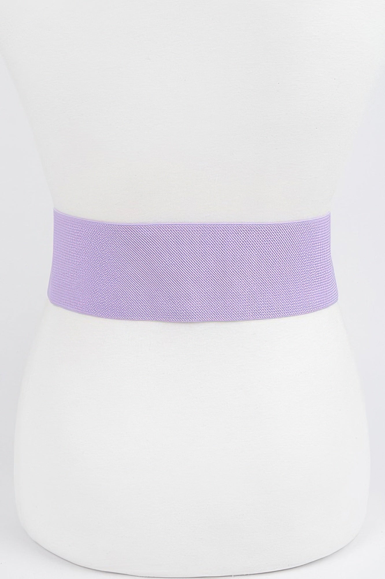 Metal Buckle Enamel Stretch Waist Belt