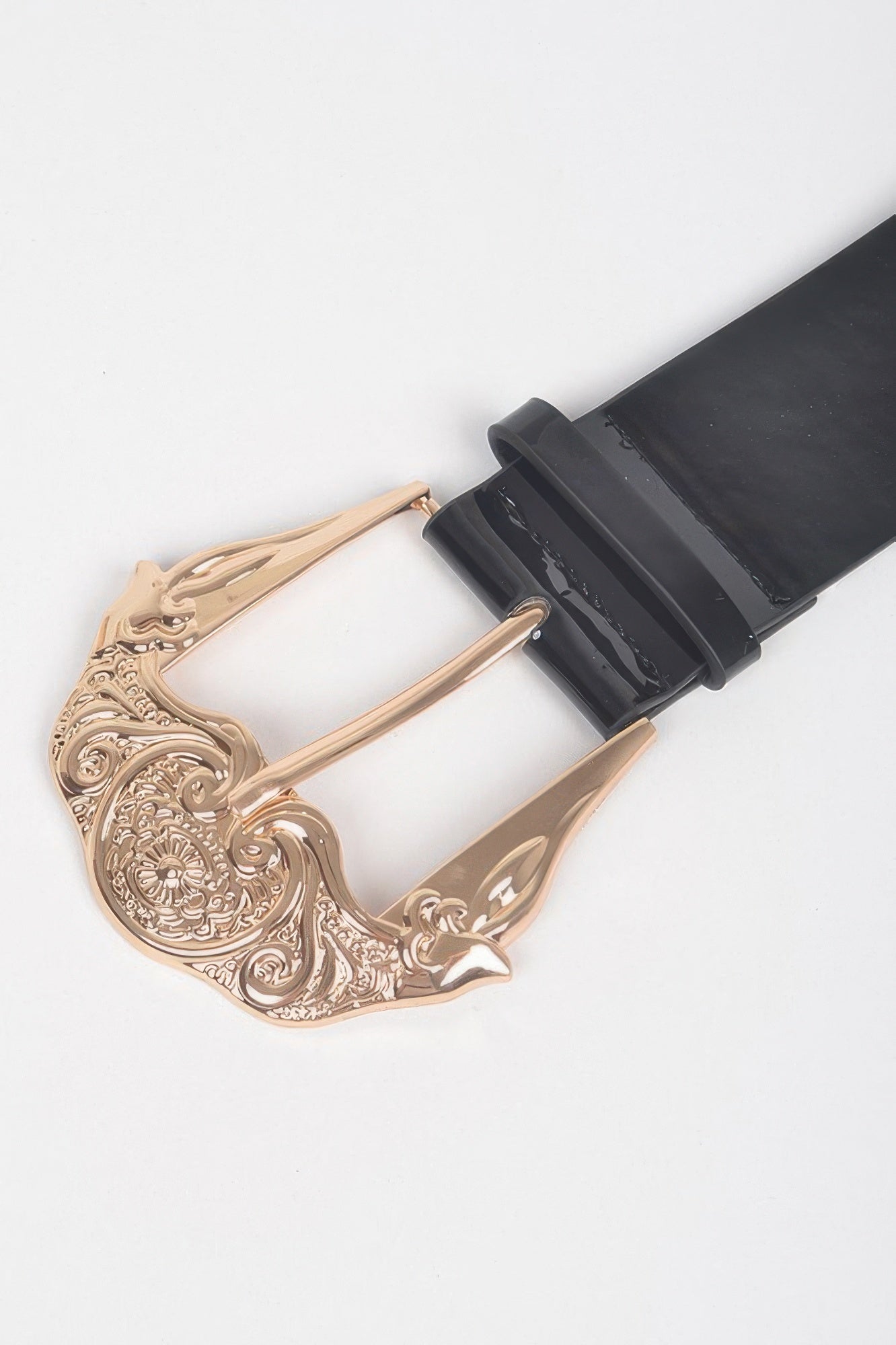 Metal Buckle Enamel Plus Size Belt