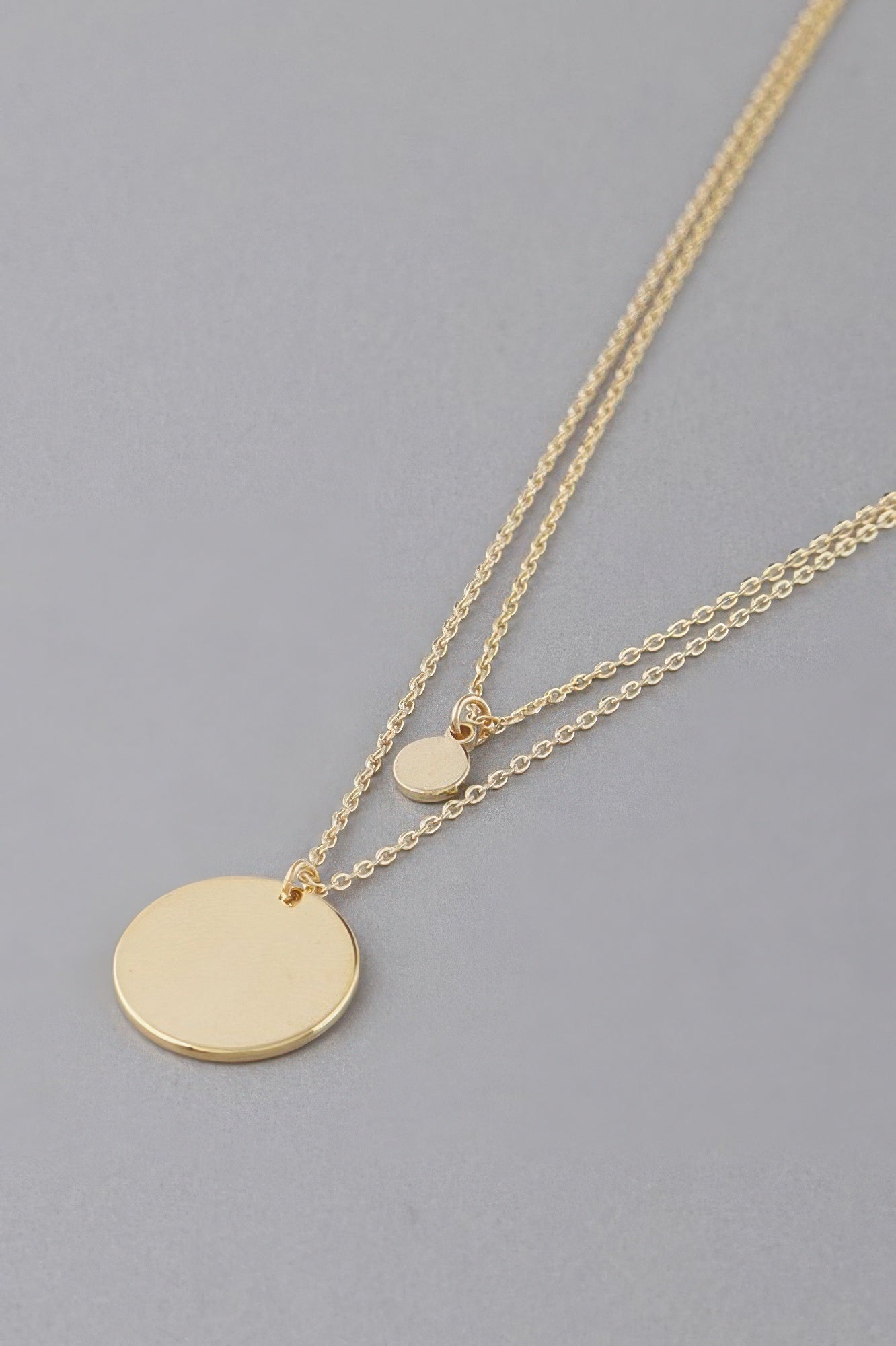 Double Pendant Necklace