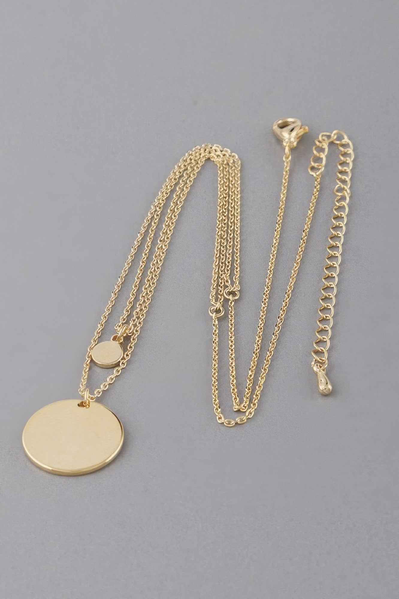 Double Pendant Necklace
