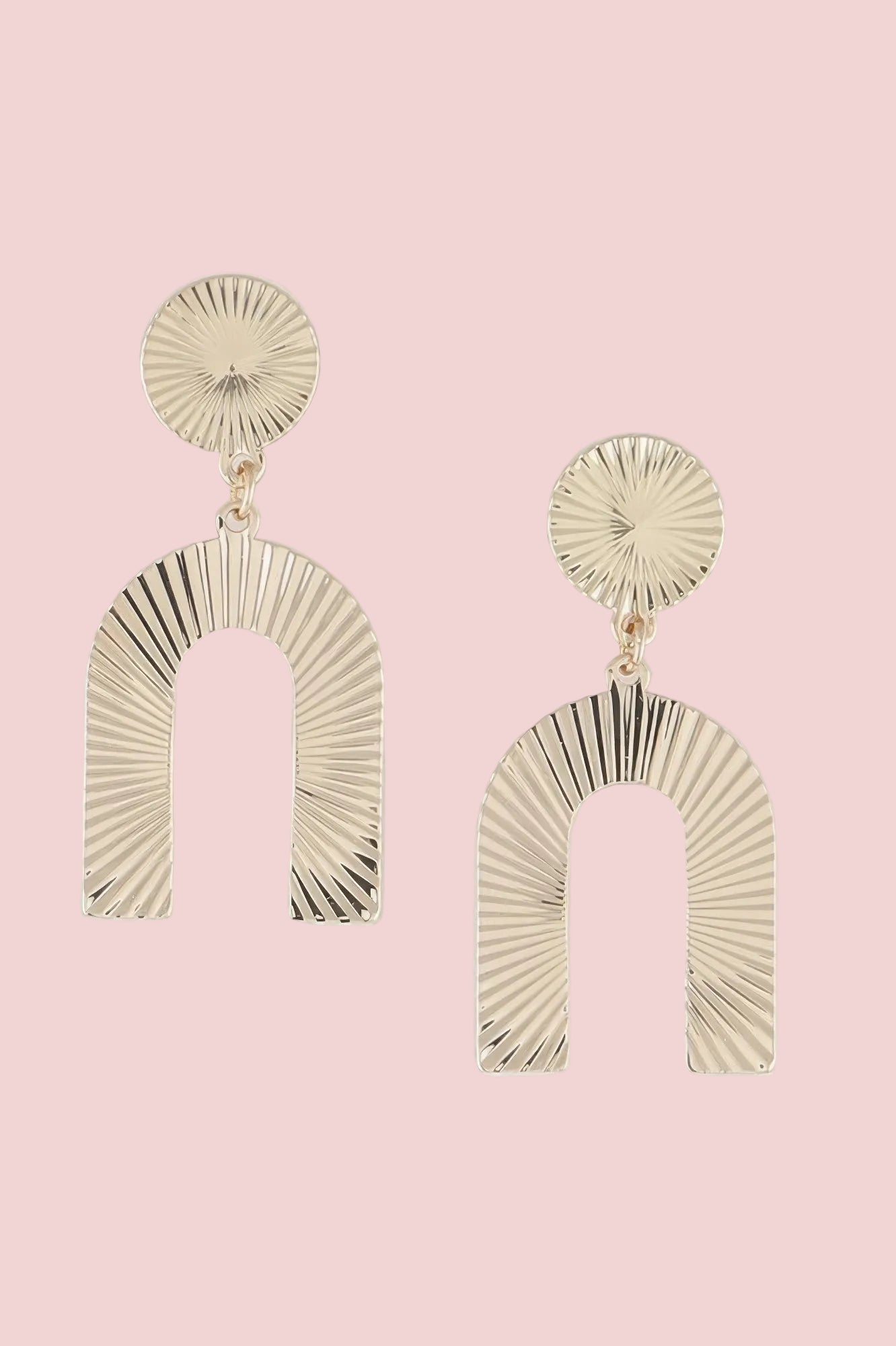 Vector Arch Earrings – Modern Geometric Statement Earrings - JEWELRY