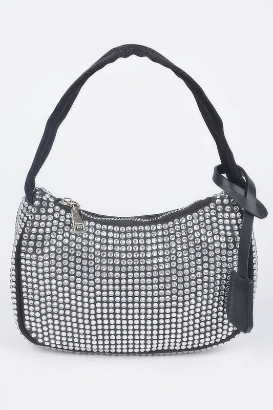 Rhinestone Simple Shoulder Bag