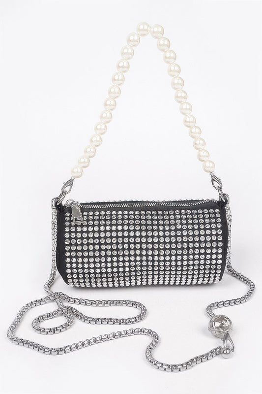Hotfix Tube Pearl Handle Bag
